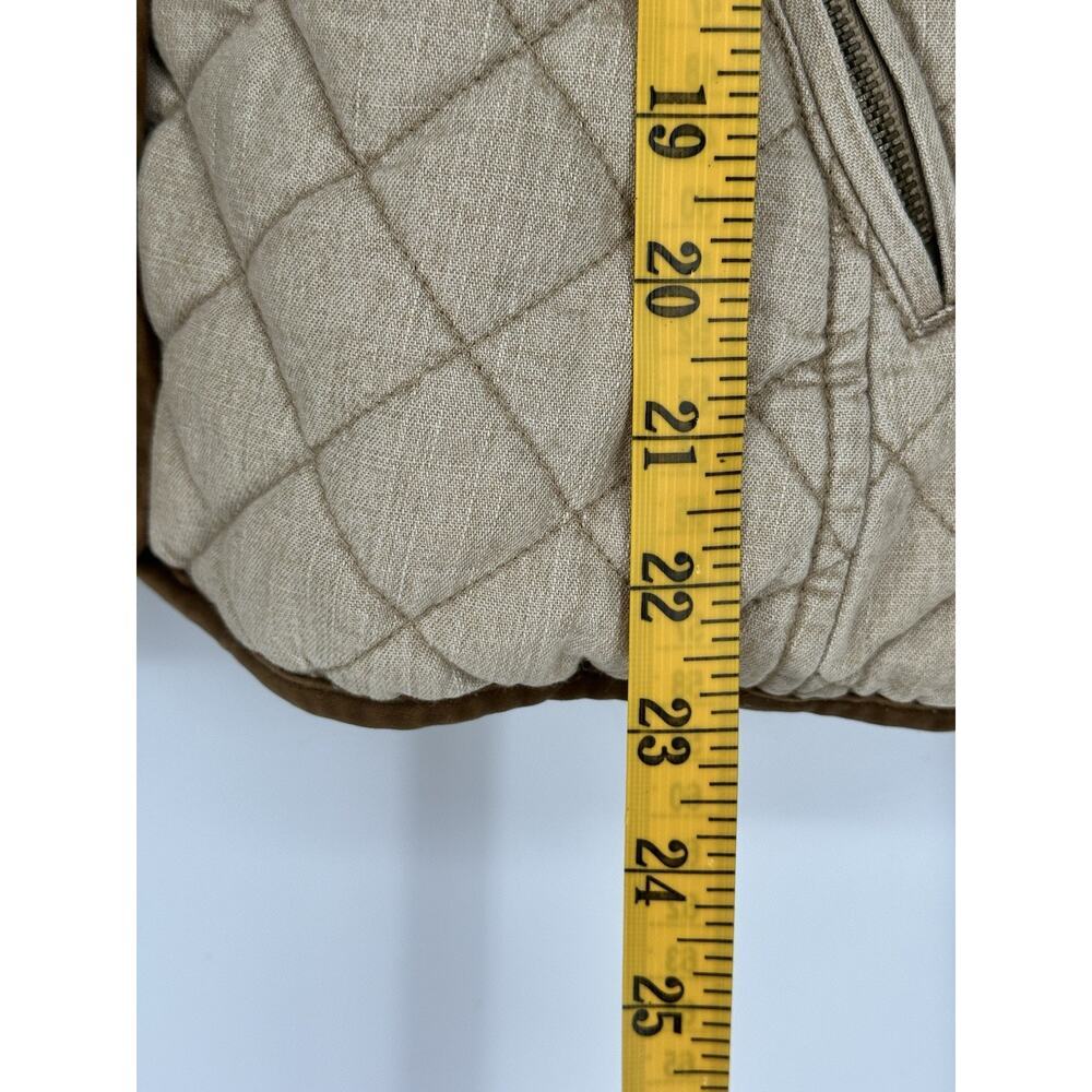 Polo Ralph Lauren Jeans Co. Women’s Classic Quilted Snap Front Jacket Size L - Picture 4 of 10